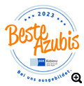 Logo Unternehmen mit den besten Azubis 2023 - IHK